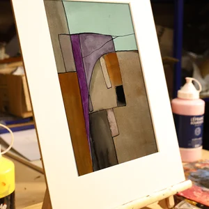 Watercolor Study in D Minor No. 5 — chevalet · PP #3