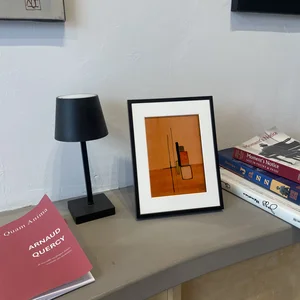 Étude à l'aquarelle en Ré5 (power chord) n° 1 — table & lampe · PP #1