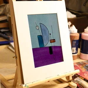 Étude à l'aquarelle en Ré bémol majeur n° 1 — chevalet · PP #2