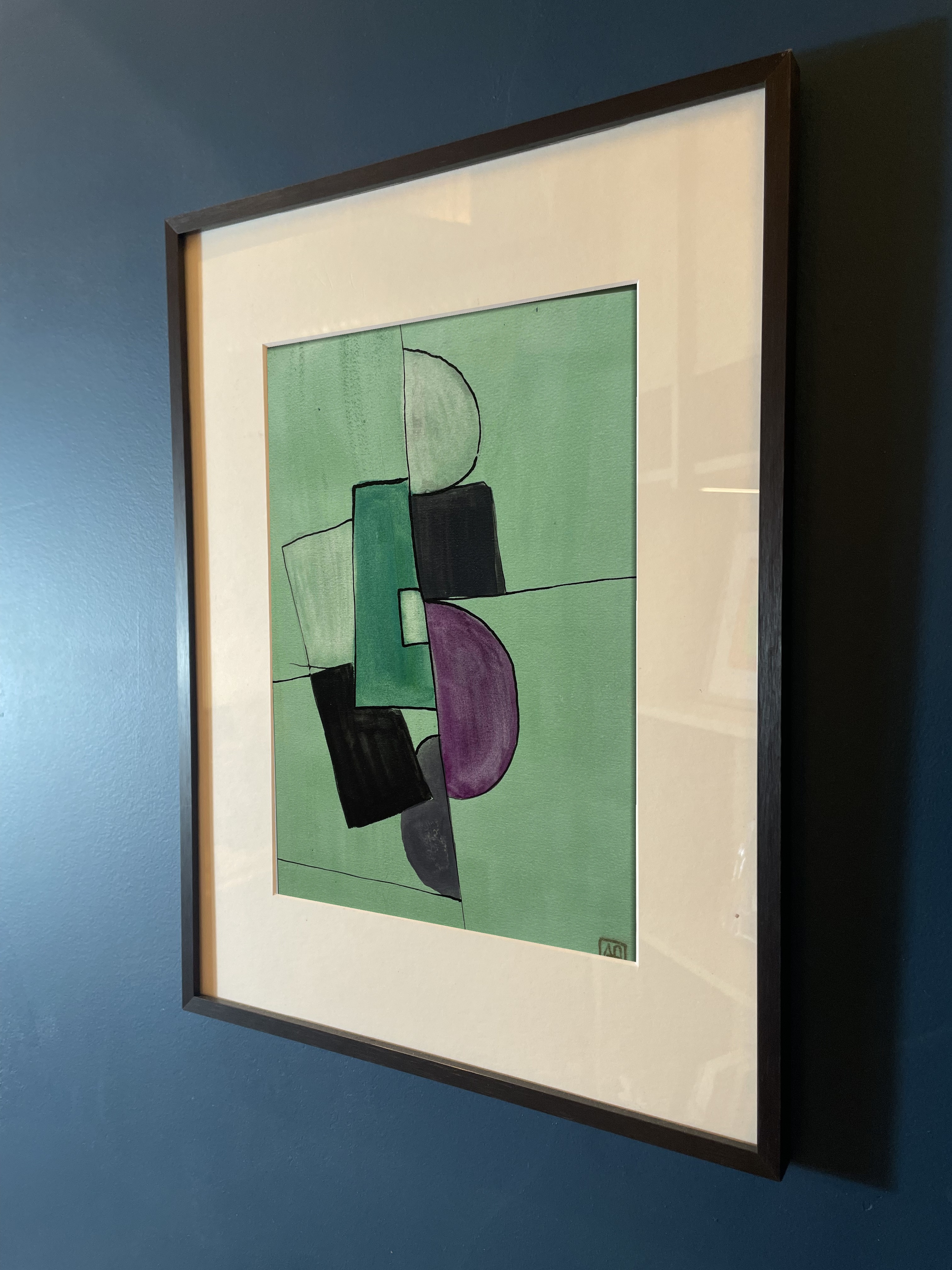 Watercolor Study in F# Major No. 1, watercolor on paper
