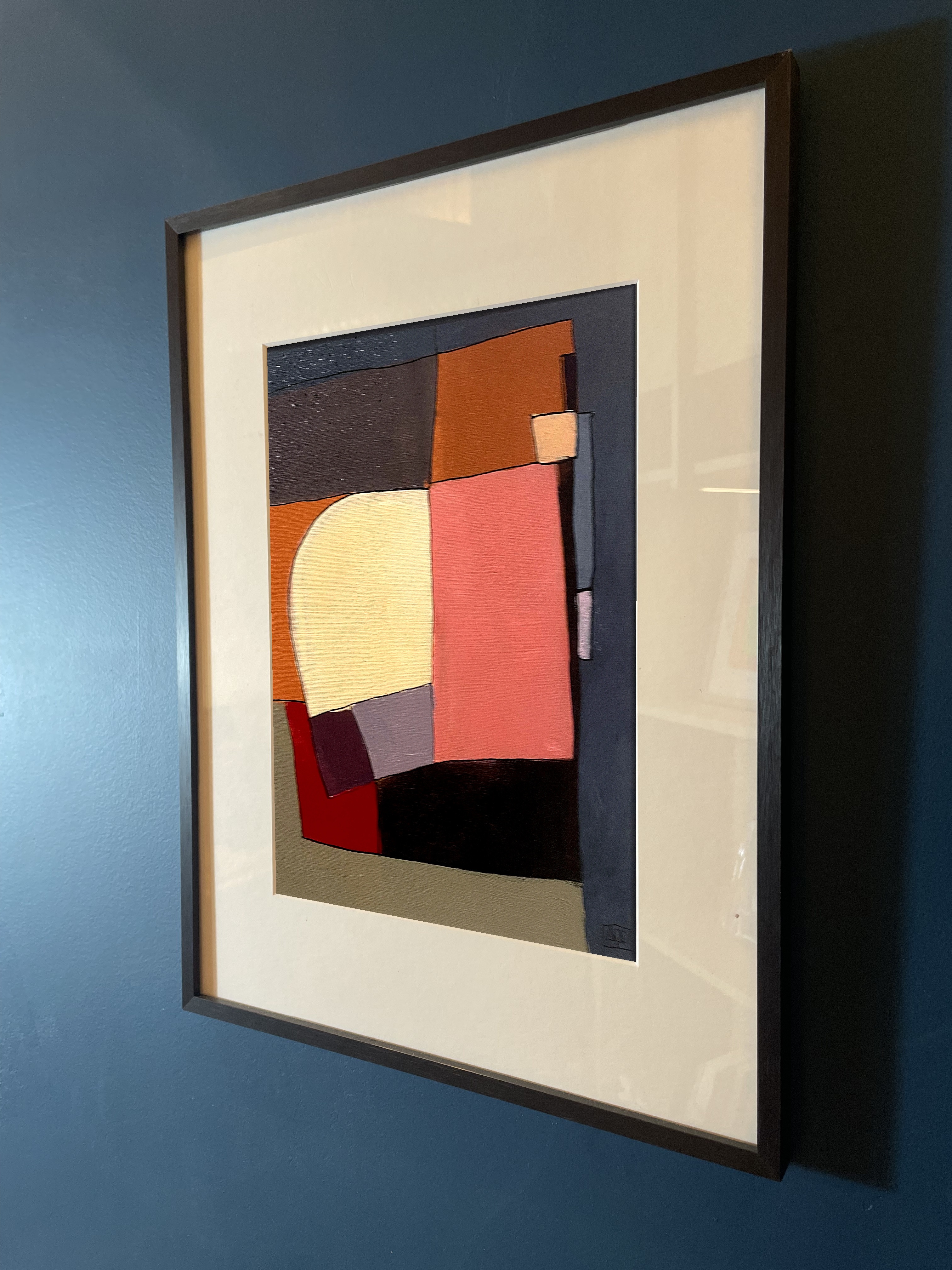 Ab7#11 - Research on Harmony - Variations 4, acrylic on paper