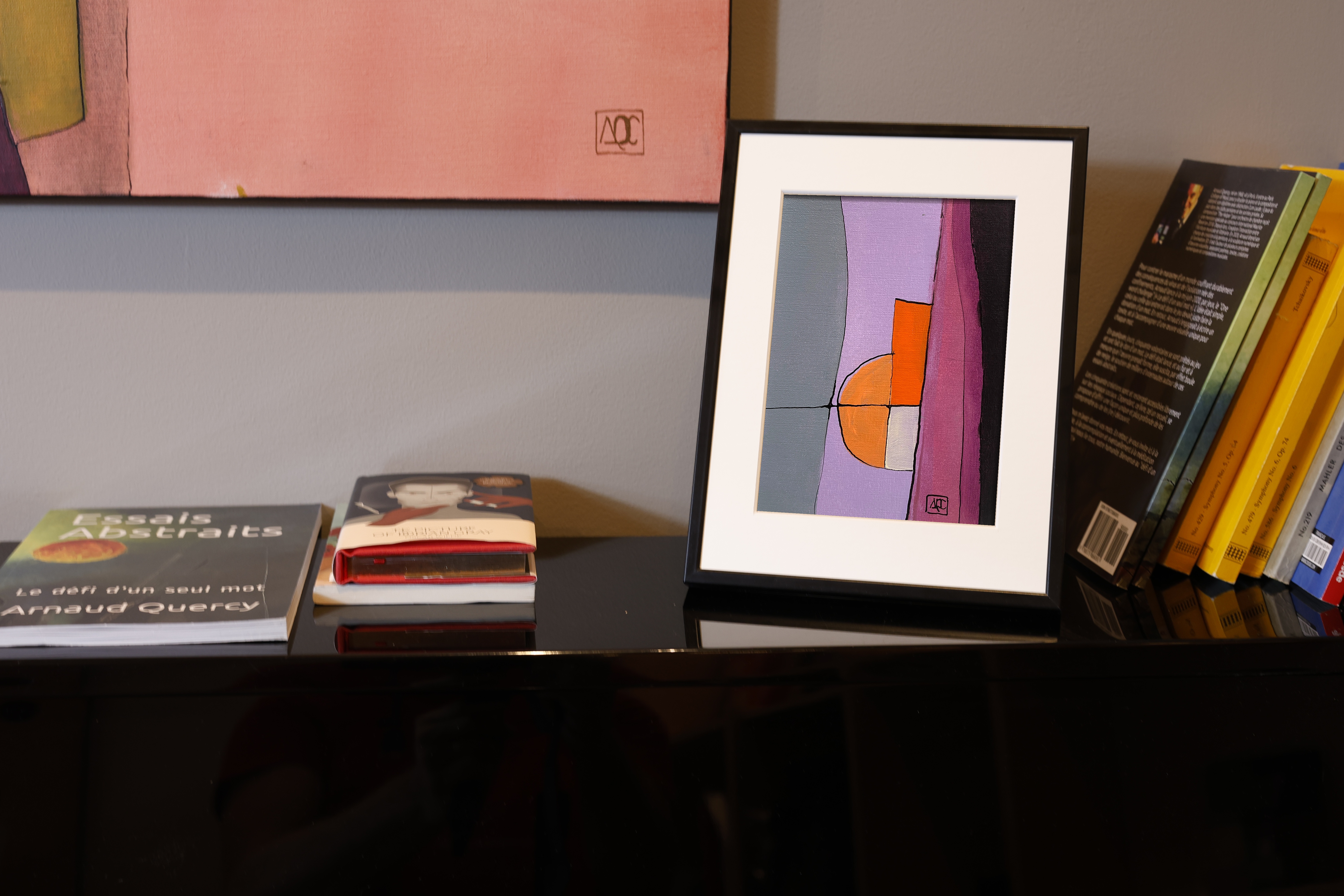 Bb Major - Research on Harmony - Variations 10, acrylic on paper