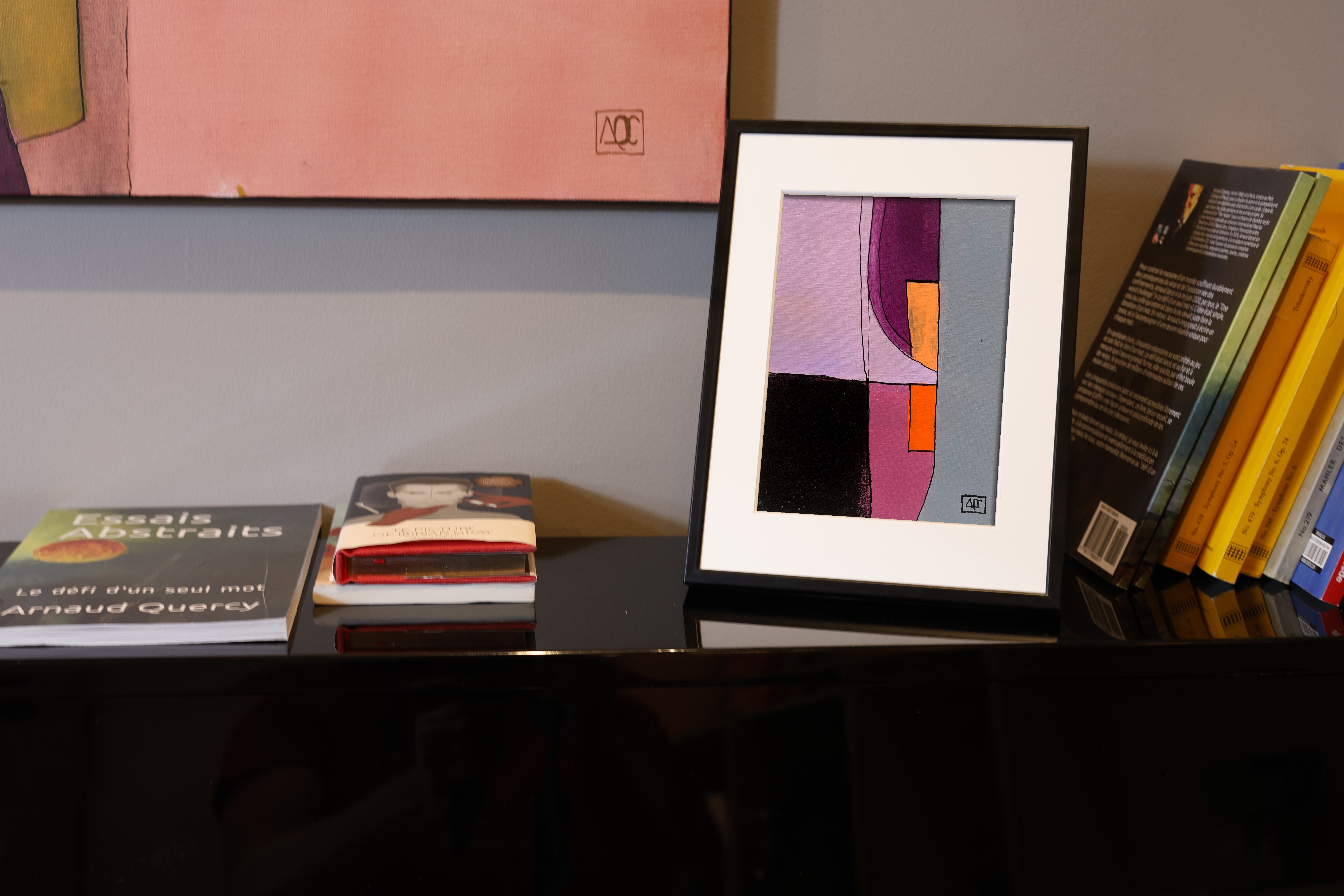 Bb Major - Research on Harmony - Variations 11, acrylic on paper