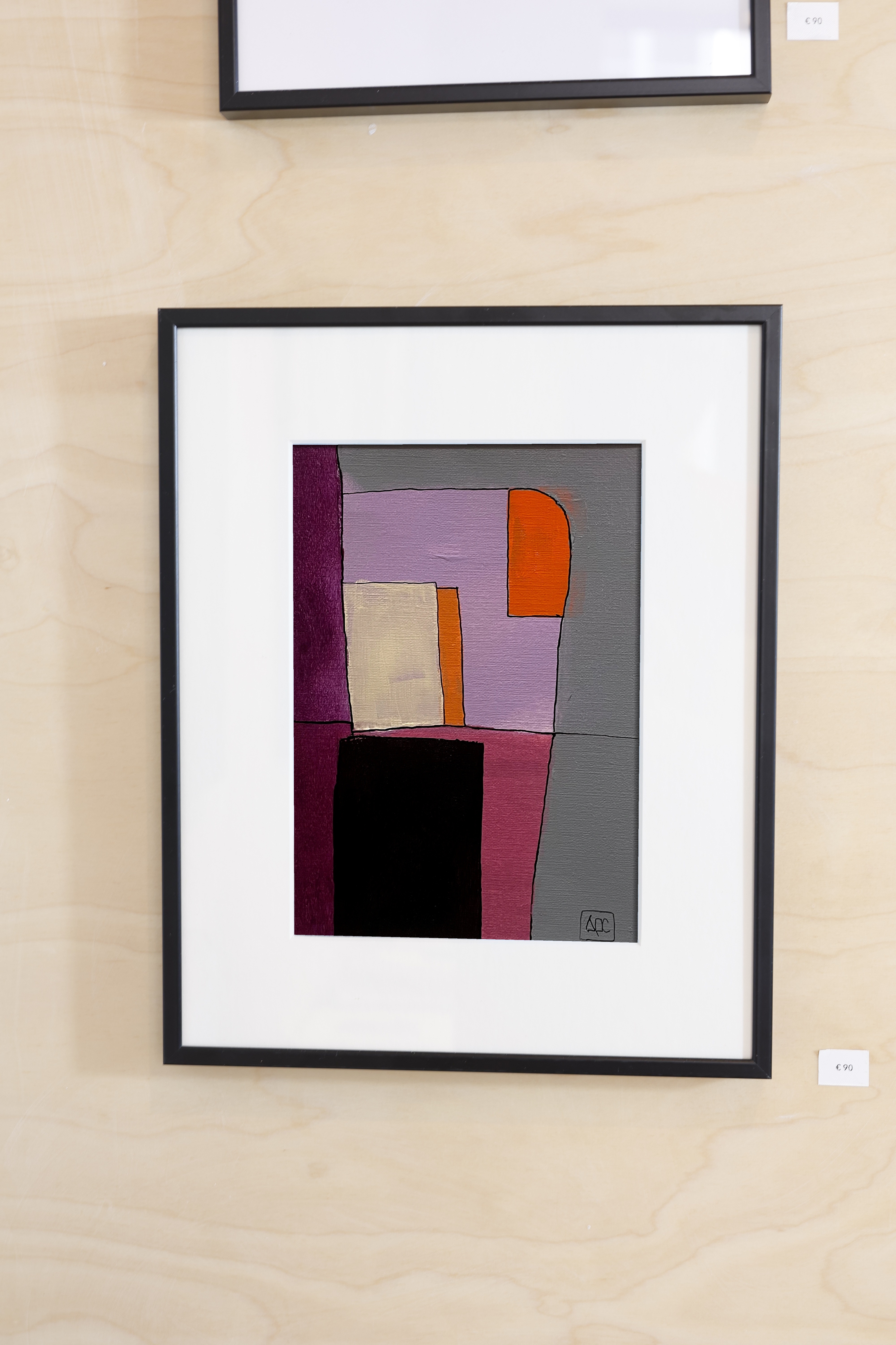 Bb Major - Research on Harmony - Variations 16, acrylic on paper