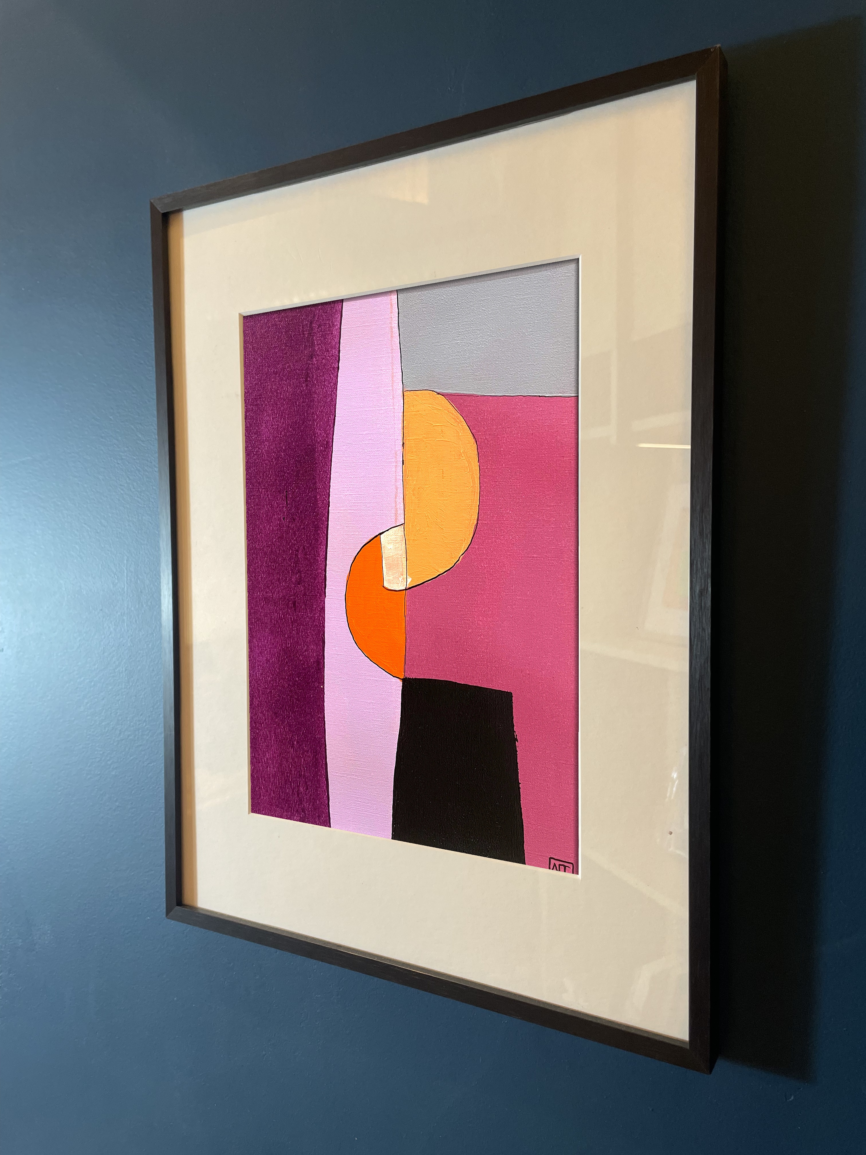 Bb Major - Research on Harmony - Variations 20, acrylic on paper