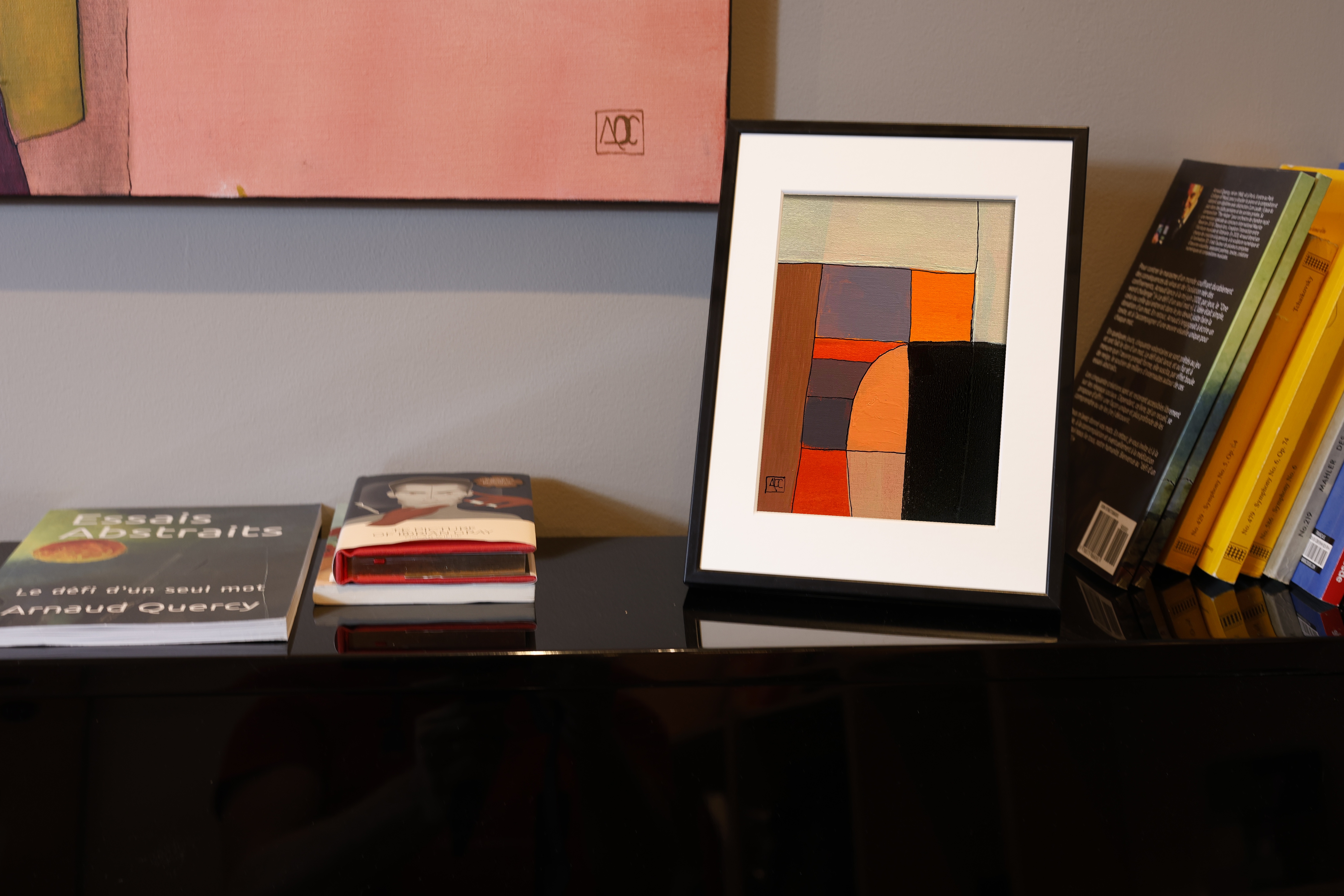 D Minor 7 - Research on Harmony - Variations 1, acrylic on paper
