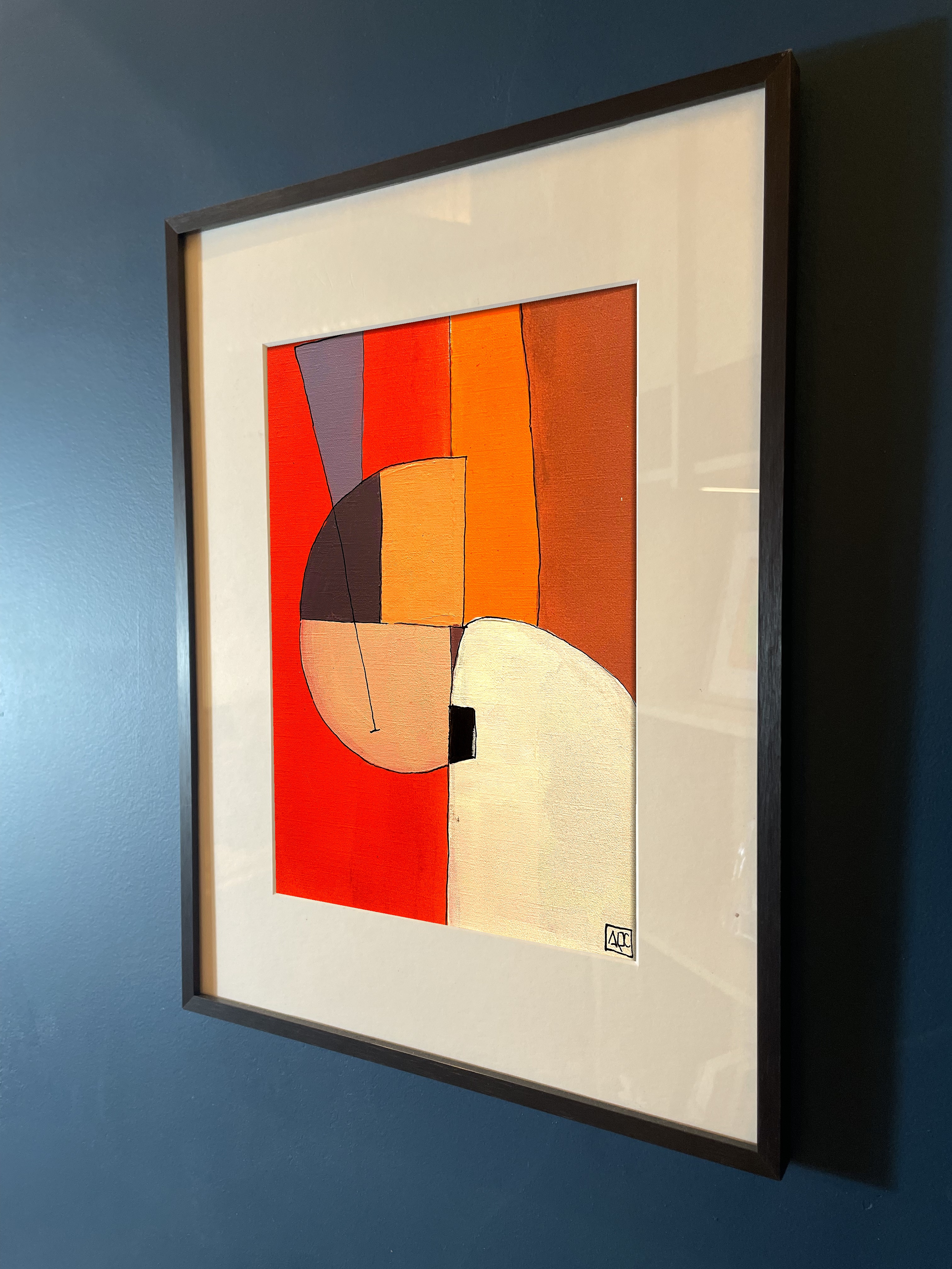 D Minor 7 - Research on Harmony - Variations 10, acrylic on paper