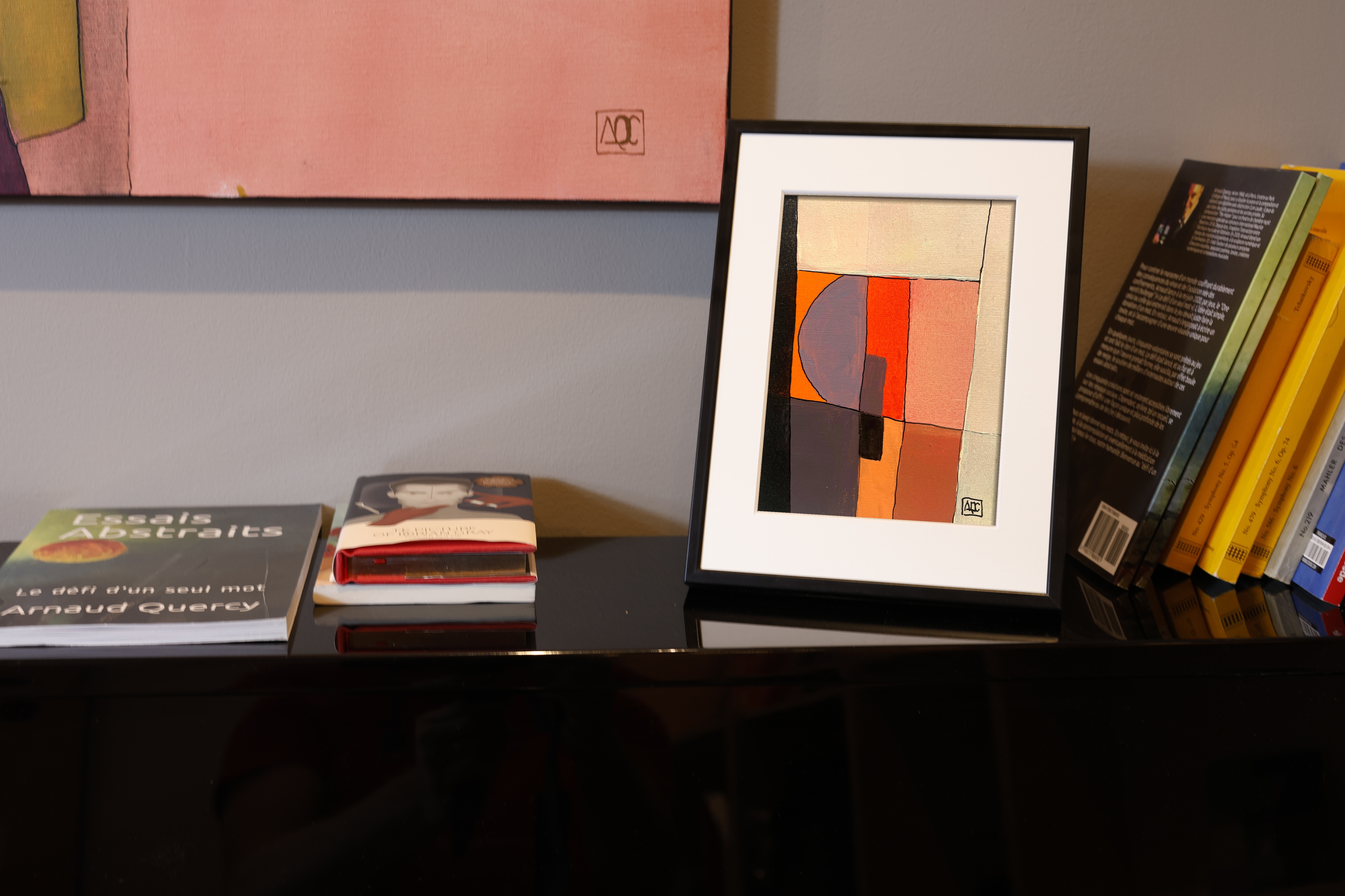 D Minor 7 - Research on Harmony - Variations 4, acrylic on paper