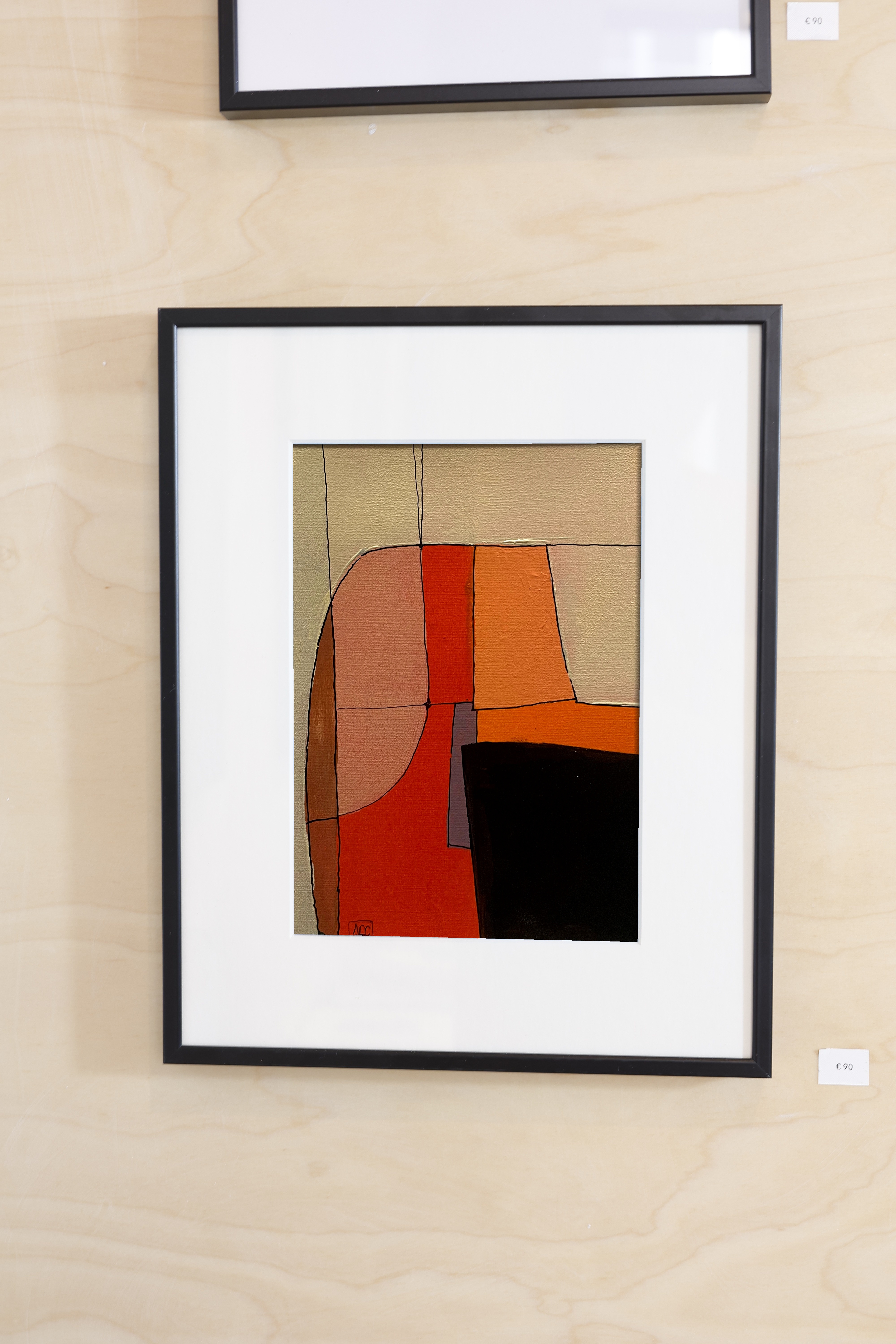 D Minor 7 - Research on Harmony - Variations 7, acrylic on paper