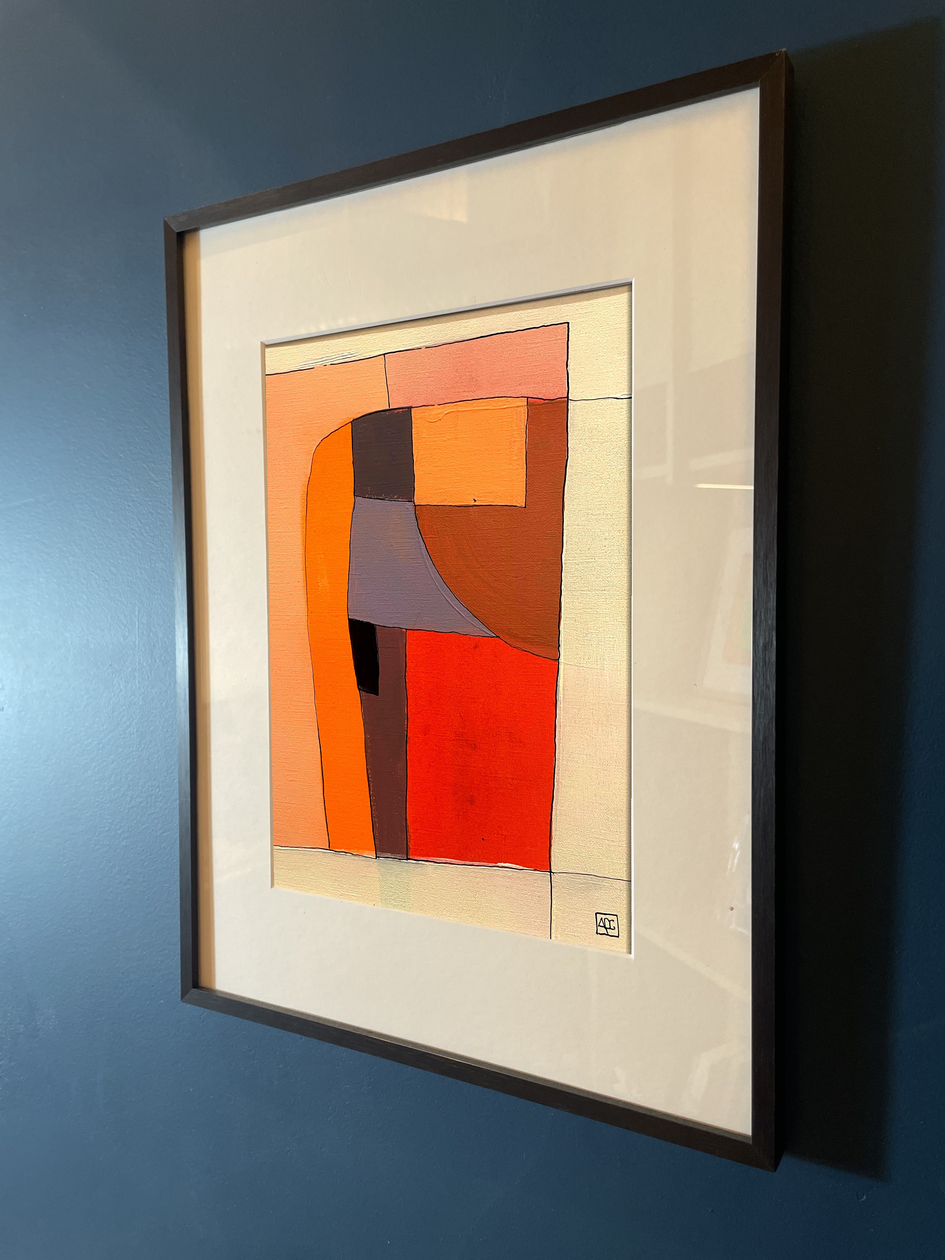 D Minor 7 - Research on Harmony - Variations 9, acrylic on paper