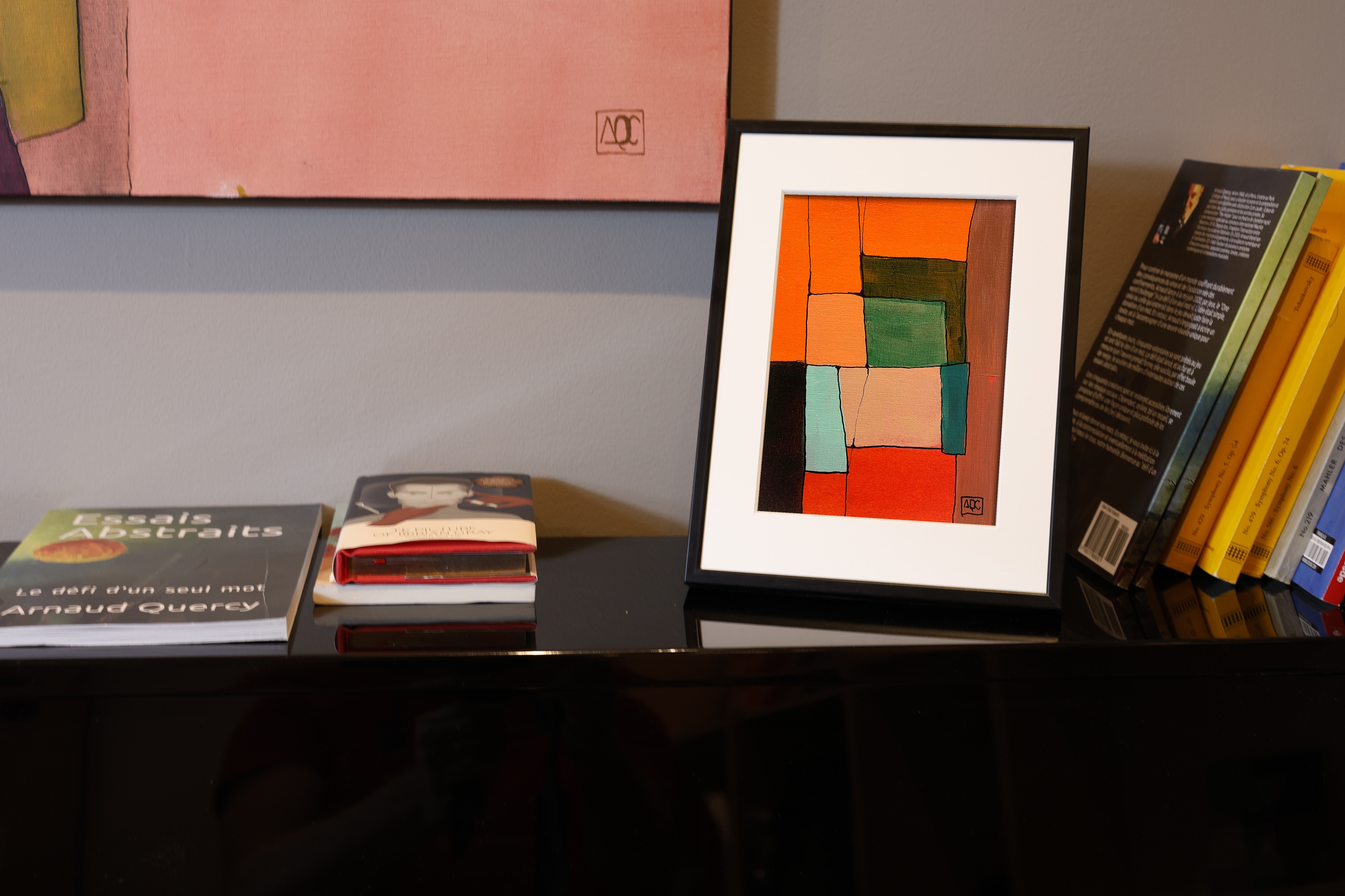 D7 - Research on Harmony - Variations 1, acrylic on paper