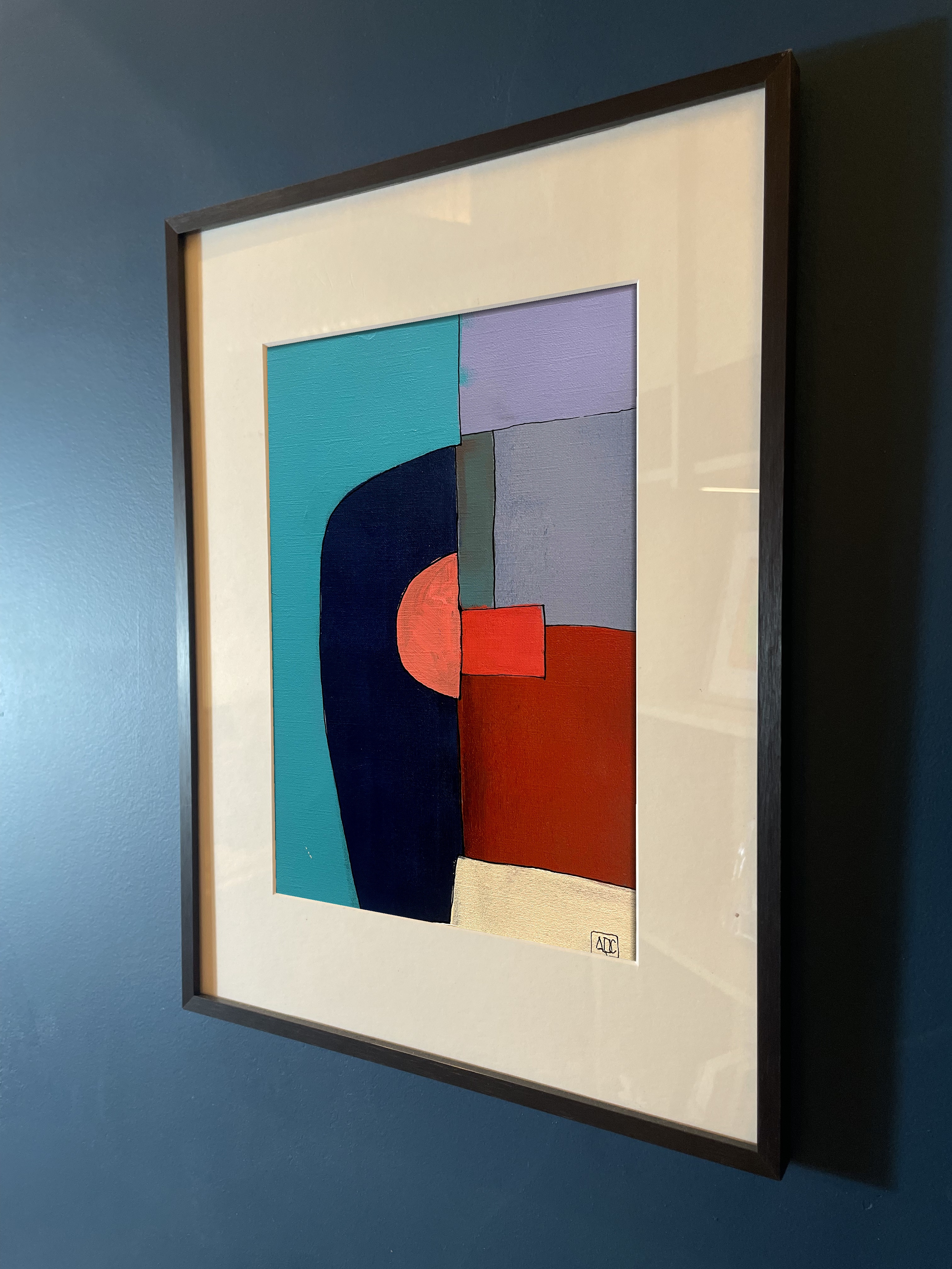 Db Major 7 - Research on Harmony - Variations 1, acrylic on paper