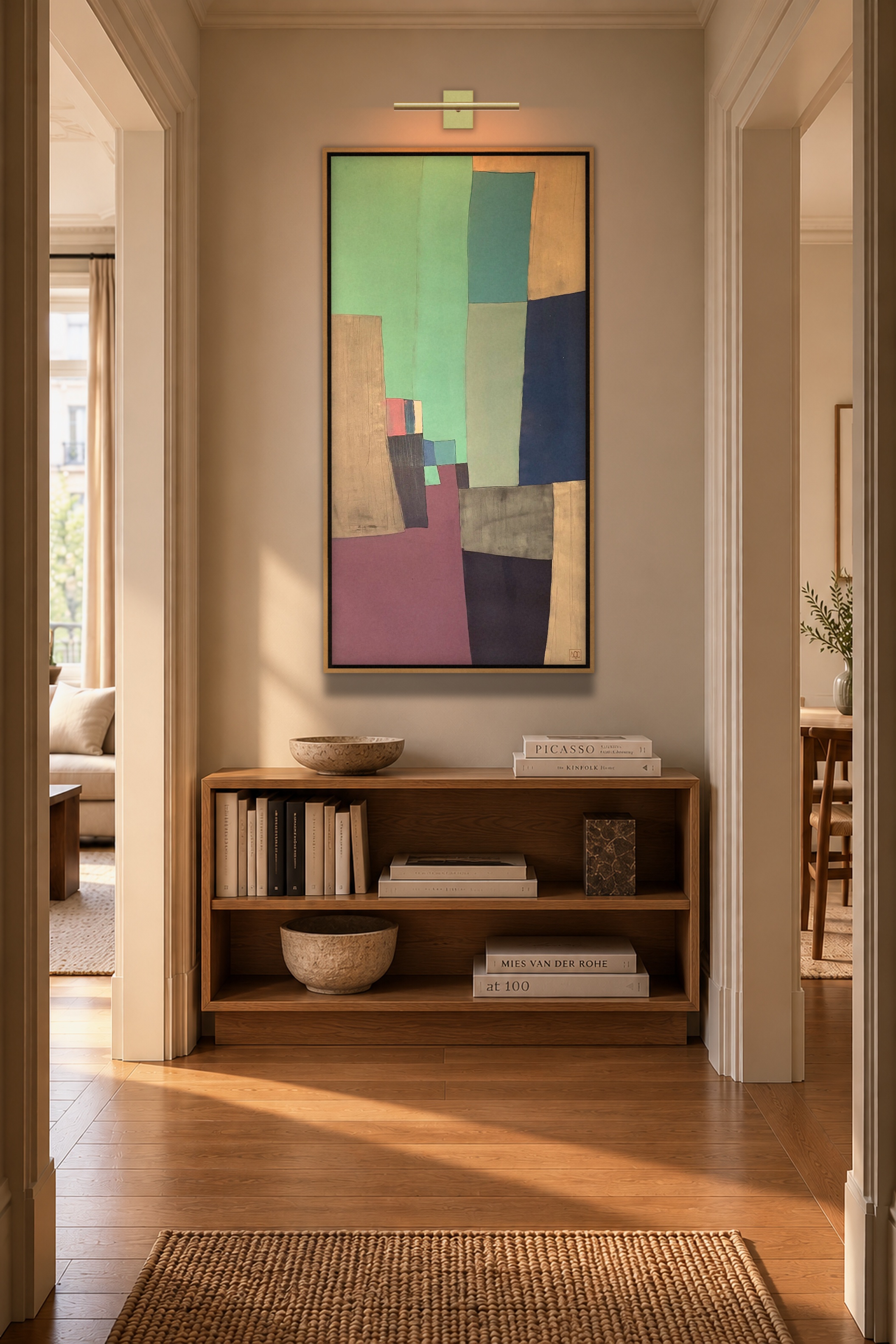 Db Major - Research on Harmony - Variation 4, acrylic on linen canvas