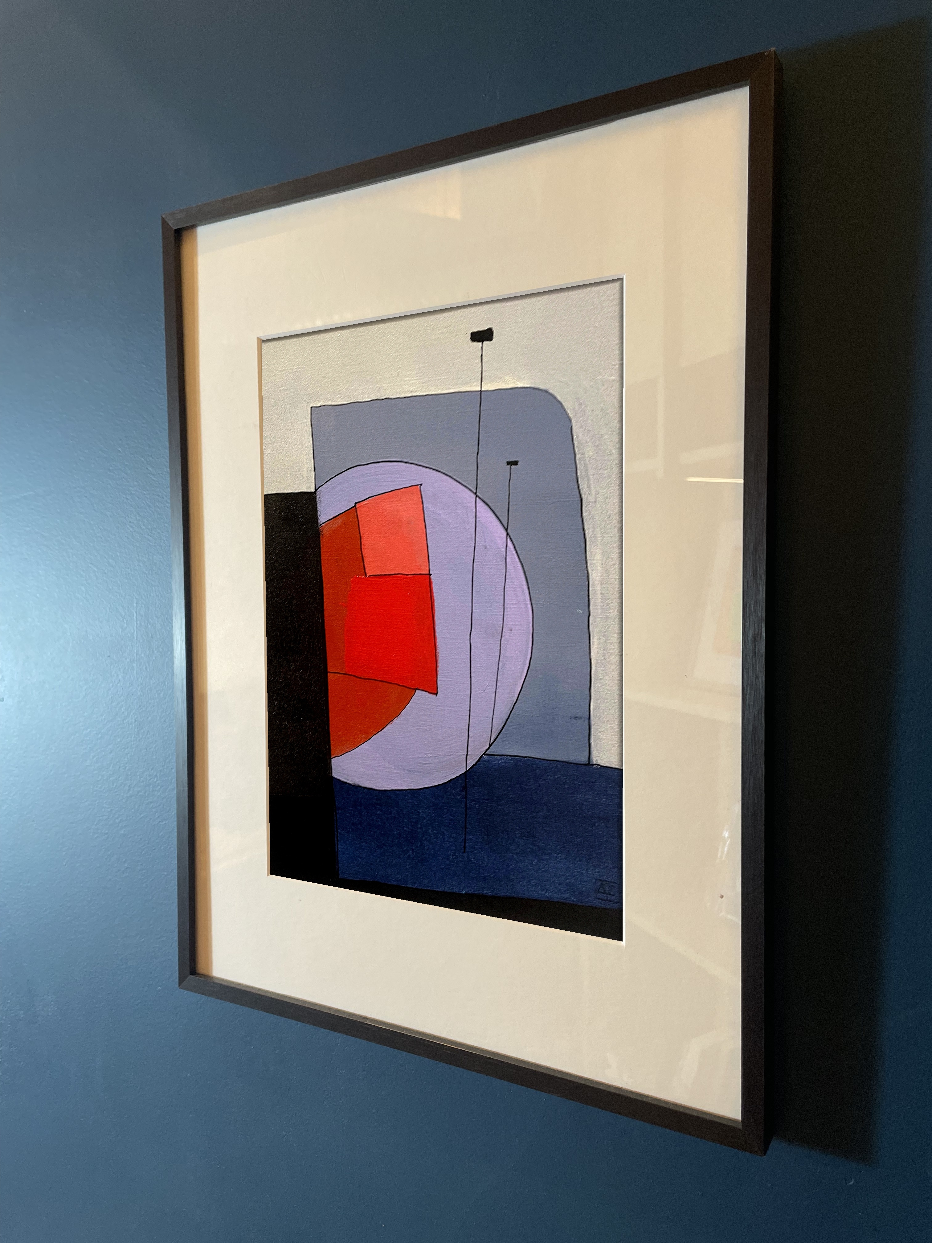 F Minor - Research on Harmony - Variations 24, acrylic on paper