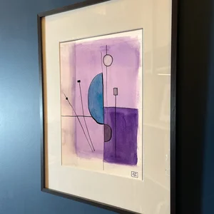 Watercolor Study in F Minor No. 5 — mur bleu · PP #2