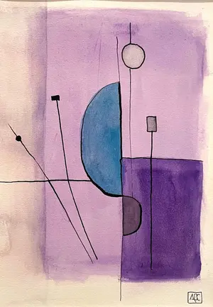 Watercolor Study in F Minor No. 5