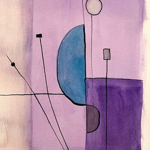Watercolor Study in F Minor No. 5 — view 1